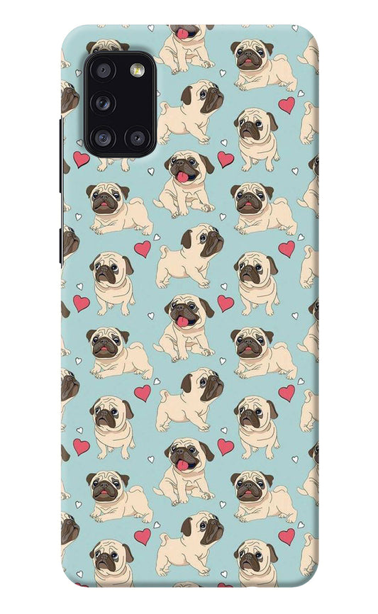 Pug Dog Samsung A31 Back Cover
