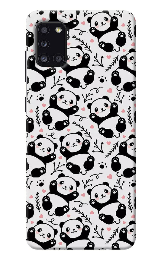 Cute Panda Samsung A31 Back Cover