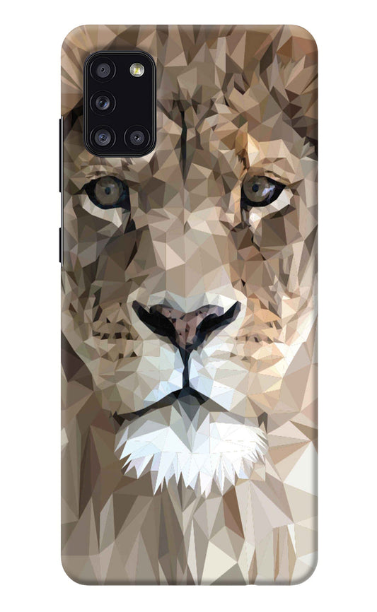 Lion Art Samsung A31 Back Cover