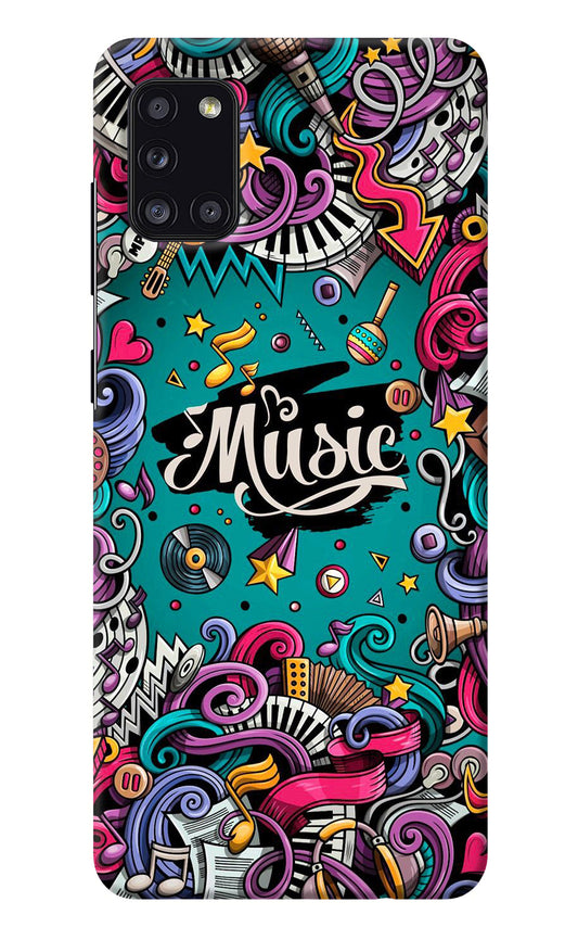 Music Graffiti Samsung A31 Back Cover