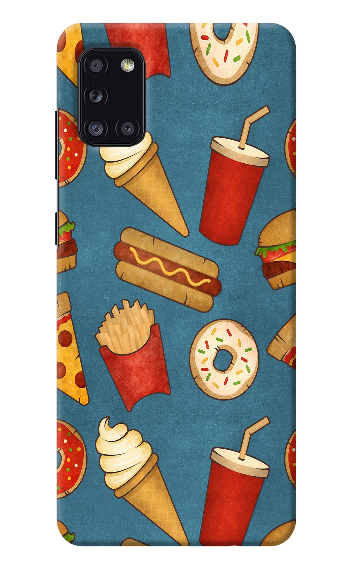 Foodie Samsung A31 Back Cover