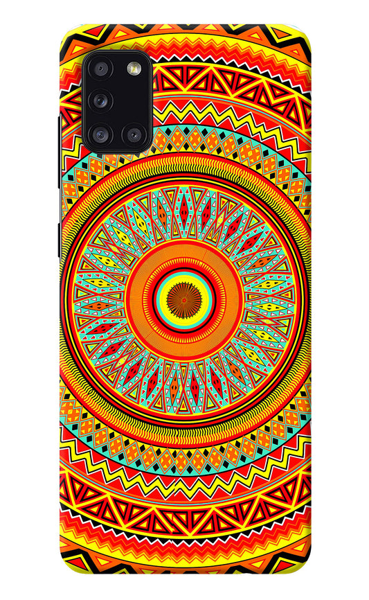 Mandala Pattern Samsung A31 Back Cover