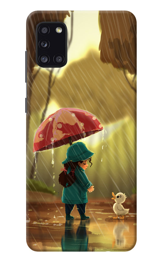 Rainy Day Samsung A31 Back Cover