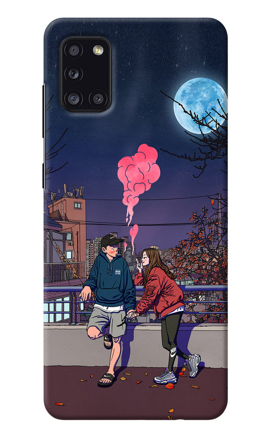 Chilling Couple Samsung A31 Back Cover
