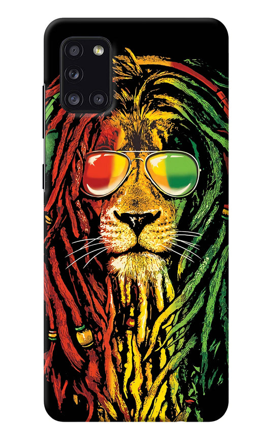 Rasta Lion Samsung A31 Back Cover