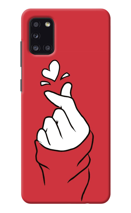 Korean Love Sign Samsung A31 Back Cover