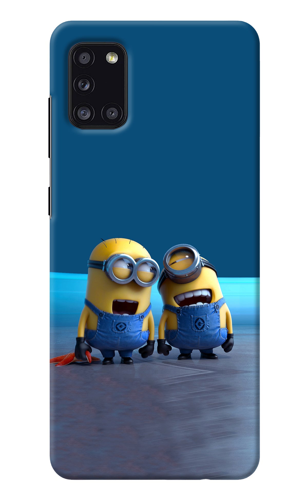 Minion Laughing Samsung A31 Back Cover