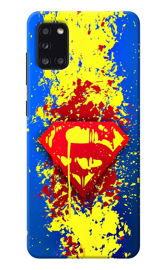 Superman logo Samsung A31 Back Cover