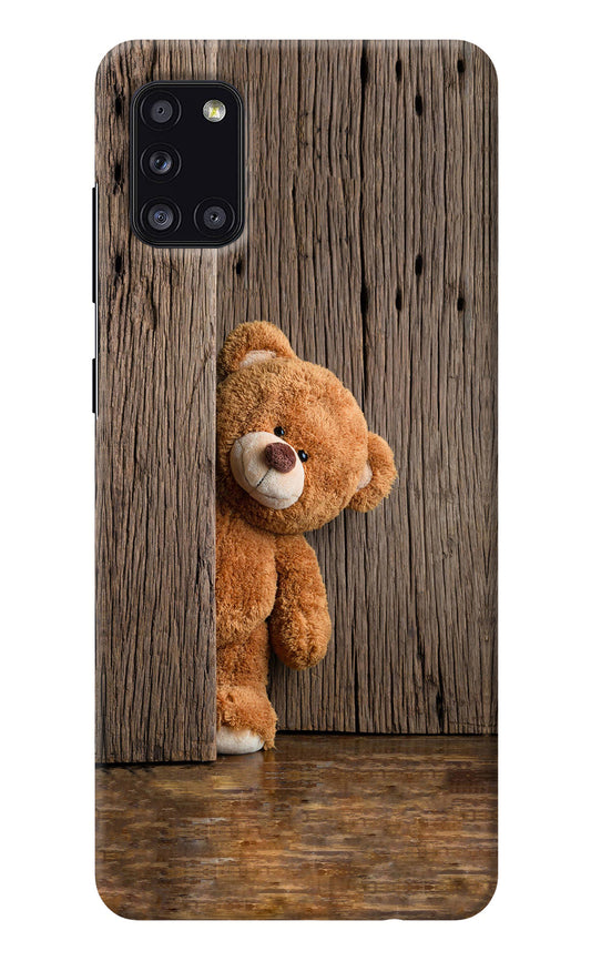 Teddy Wooden Samsung A31 Back Cover