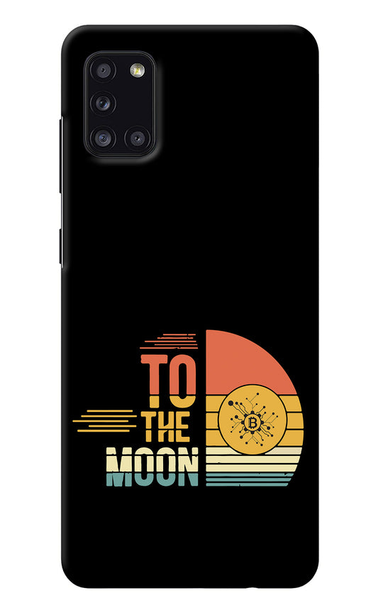 To the Moon Samsung A31 Back Cover