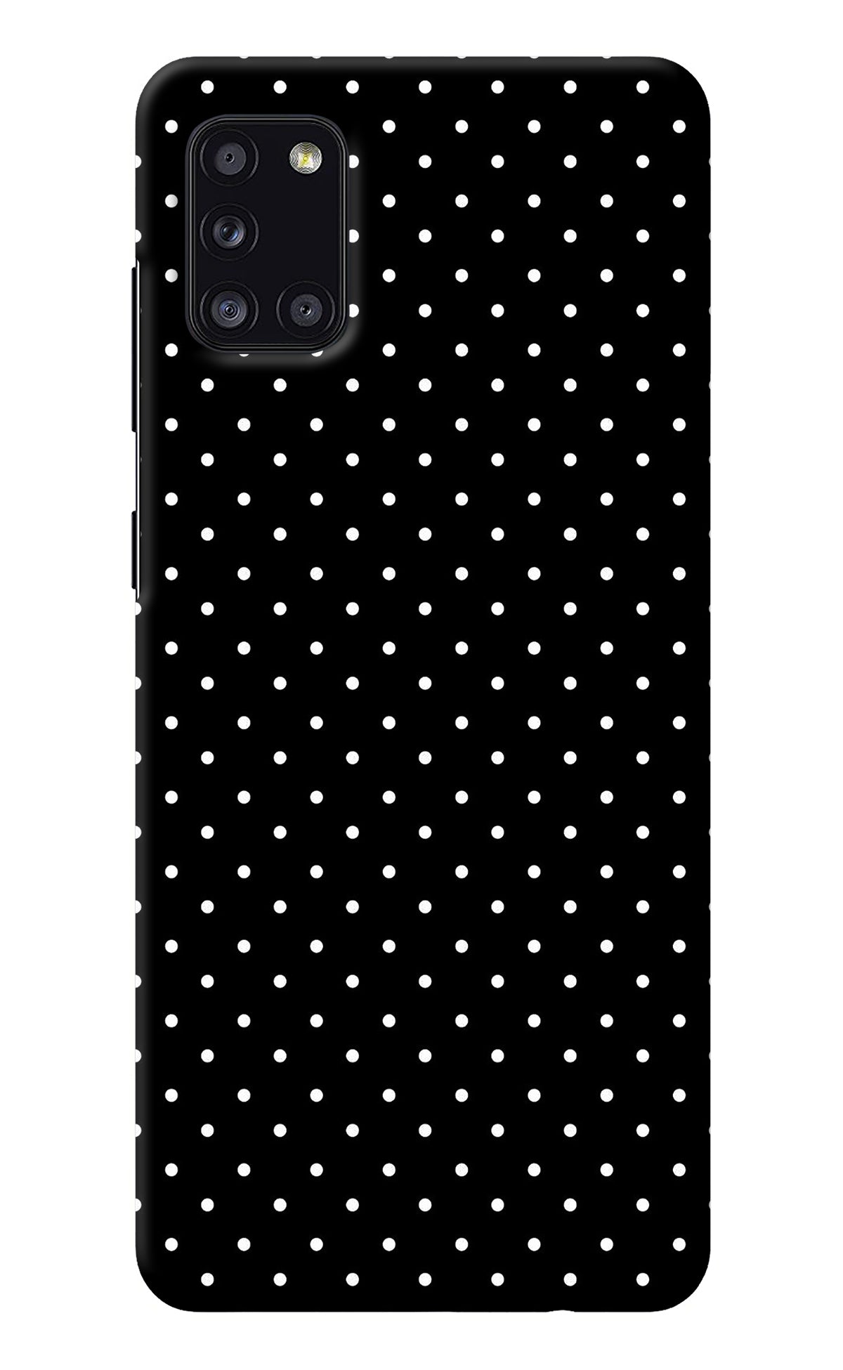 White Dots Samsung A31 Back Cover