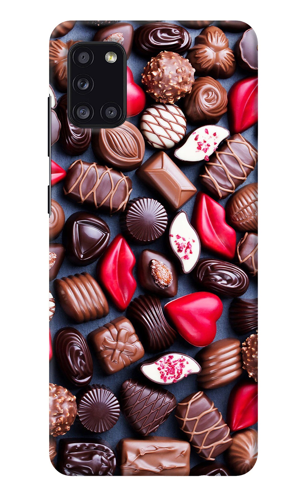 Chocolates Samsung A31 Back Cover