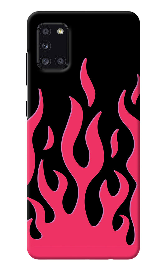 Fire Flames Samsung A31 Back Cover