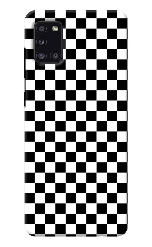 Chess Board Samsung A31 Back Cover