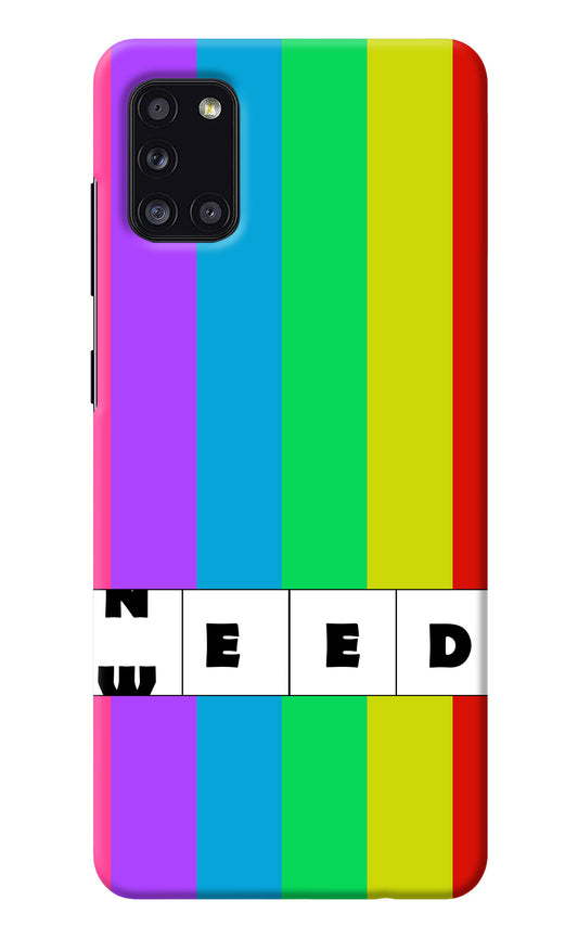 Need Weed Samsung A31 Back Cover