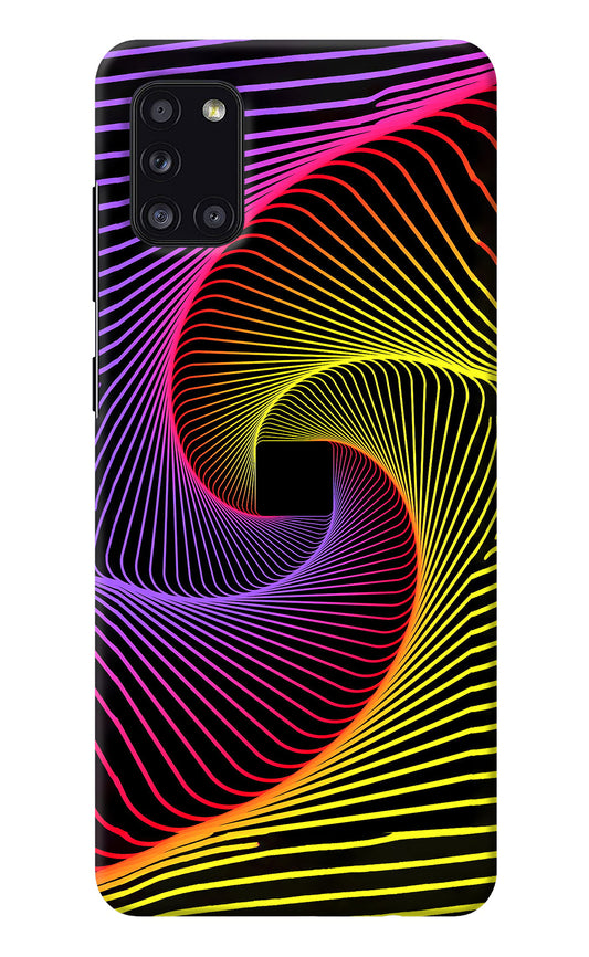 Colorful Strings Samsung A31 Back Cover