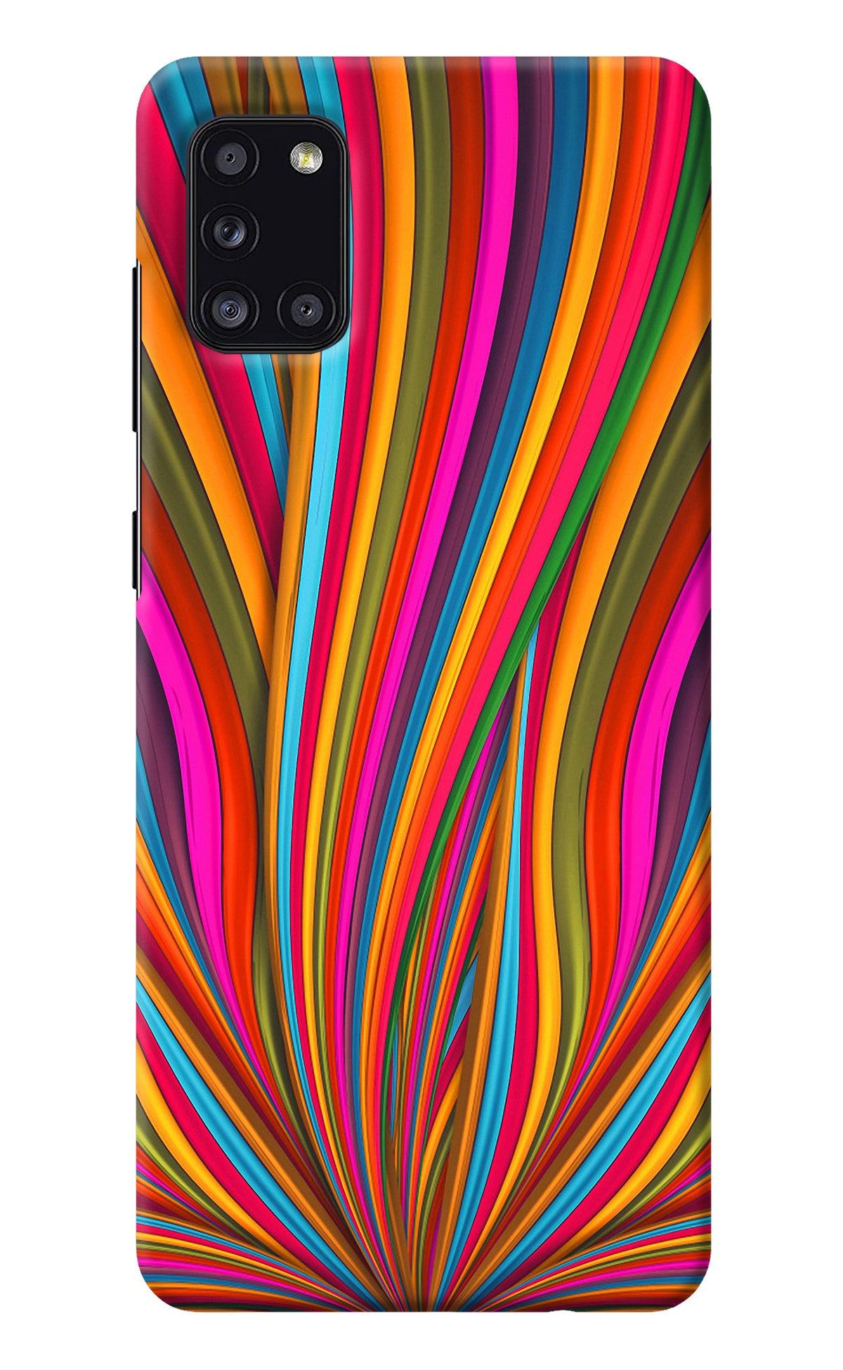 Trippy Wavy Samsung A31 Back Cover