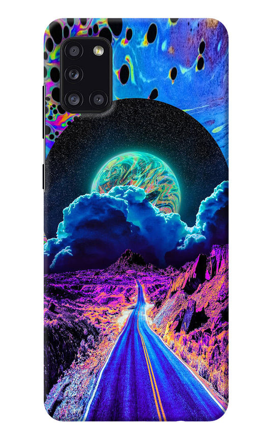 Psychedelic Painting Samsung A31 Back Cover