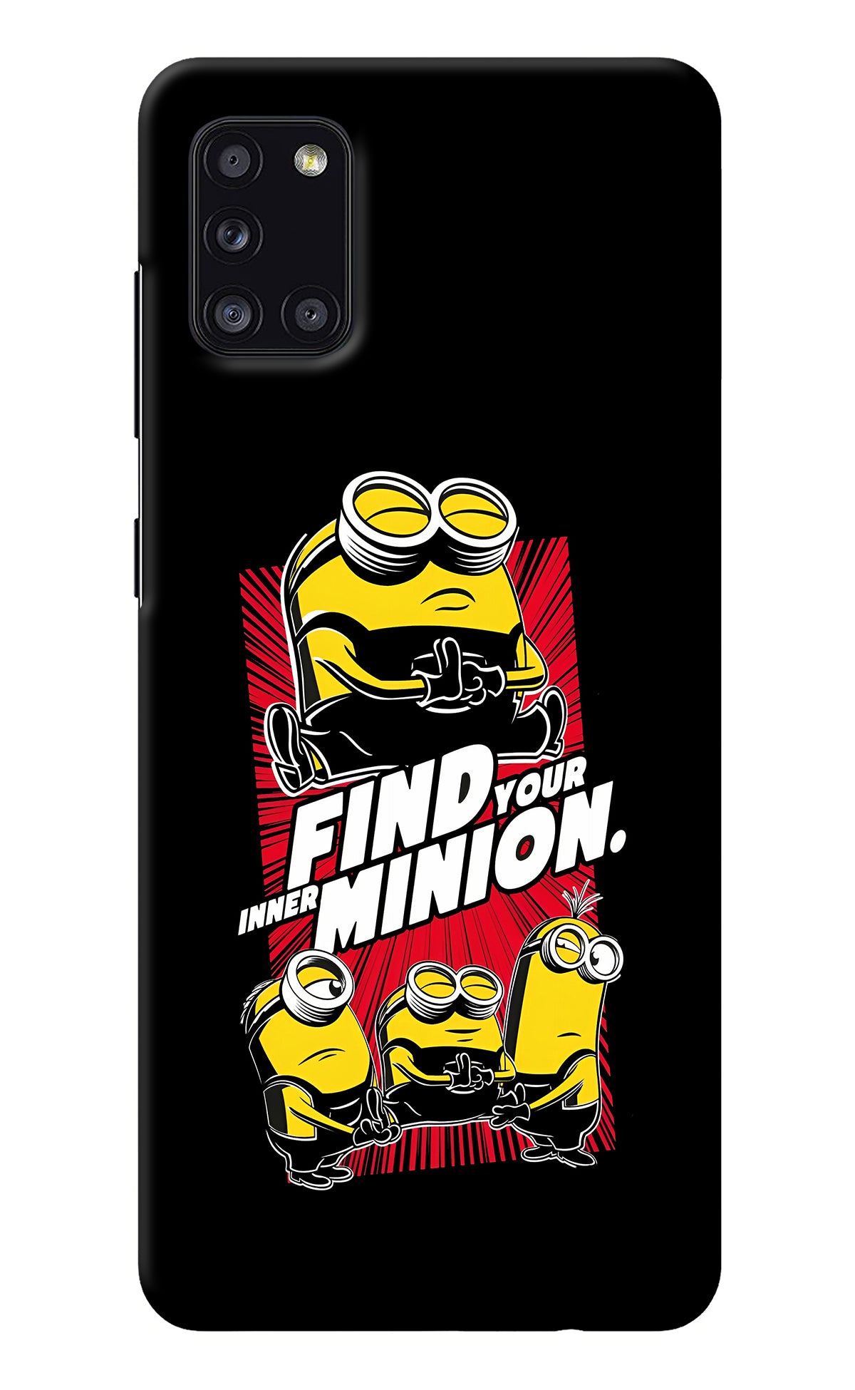 Find your inner Minion Samsung A31 Back Cover