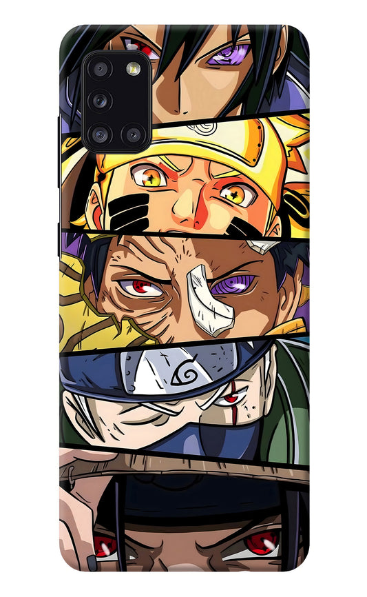 Naruto Character Samsung A31 Back Cover