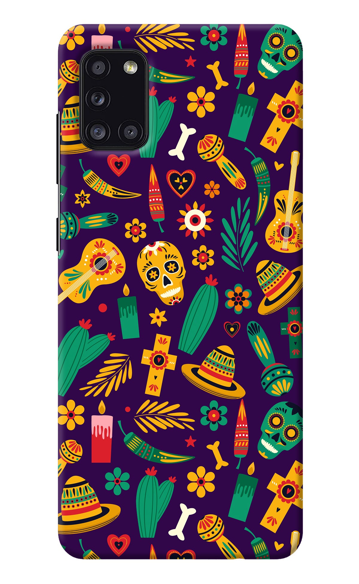 Mexican Artwork Samsung A31 Back Cover