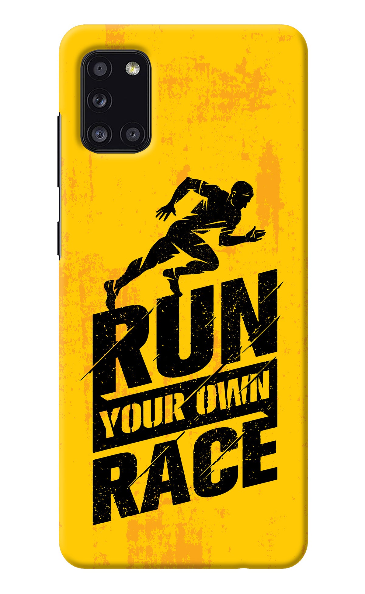 Run Your Own Race Samsung A31 Back Cover