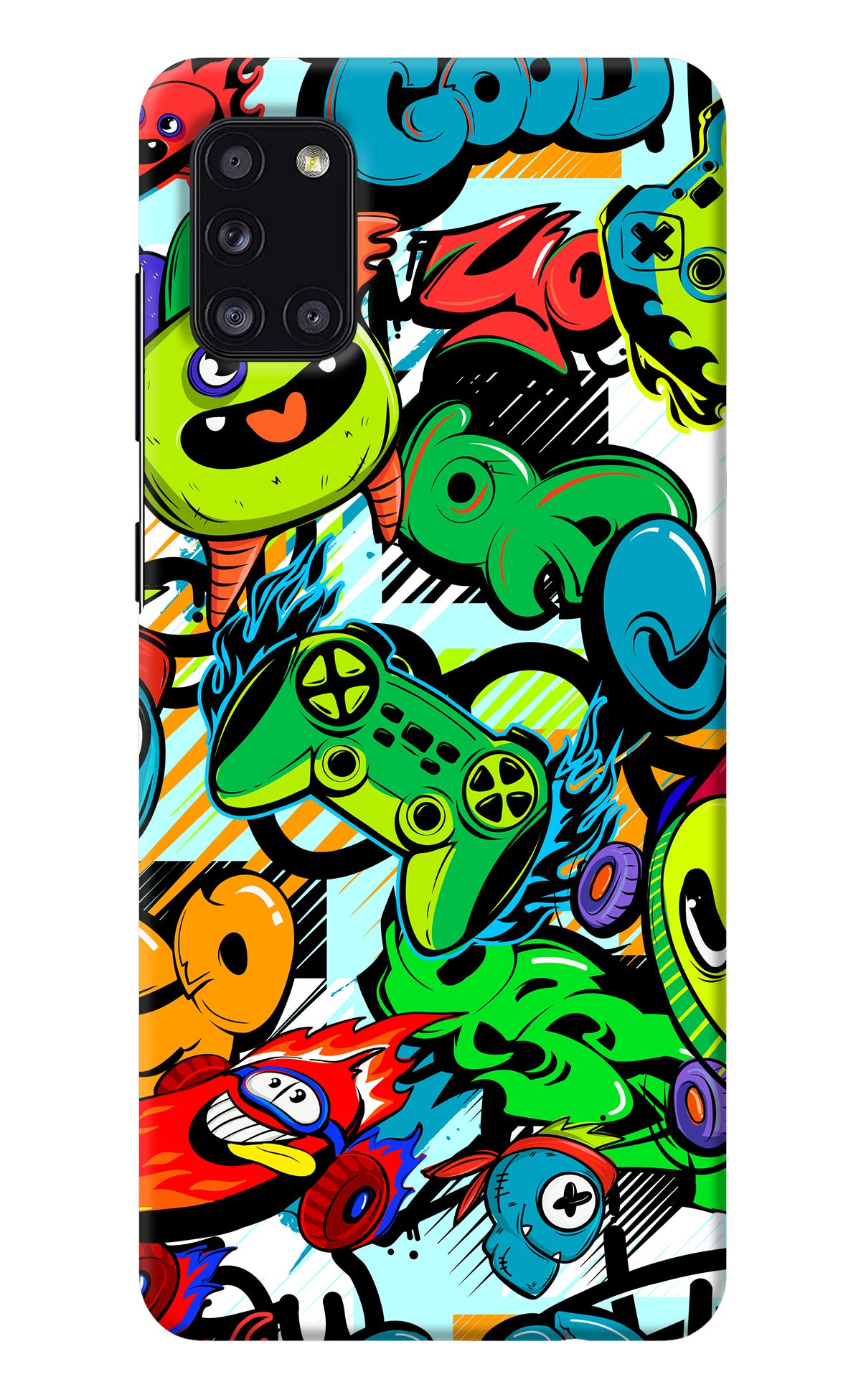 Game Doodle Samsung A31 Back Cover