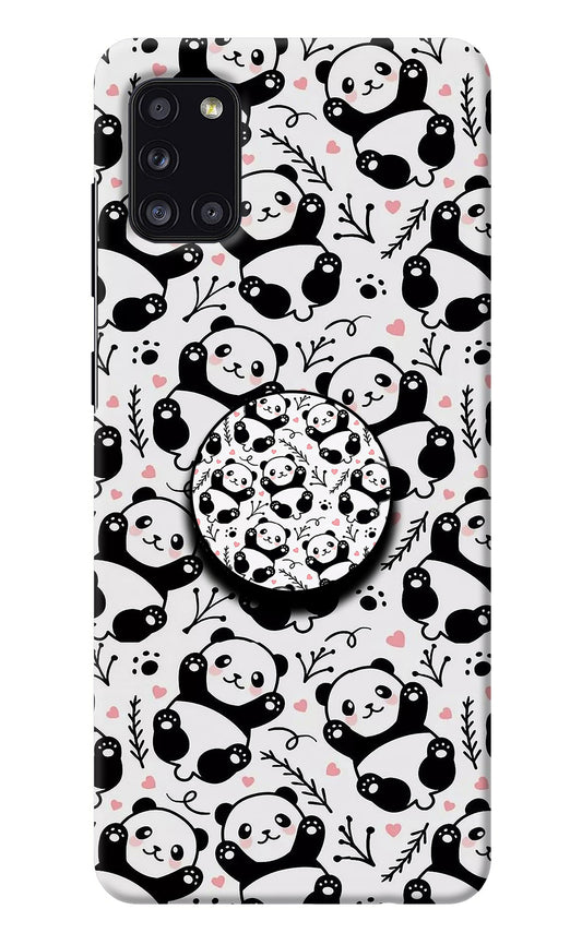 Cute Panda Samsung A31 Pop Case