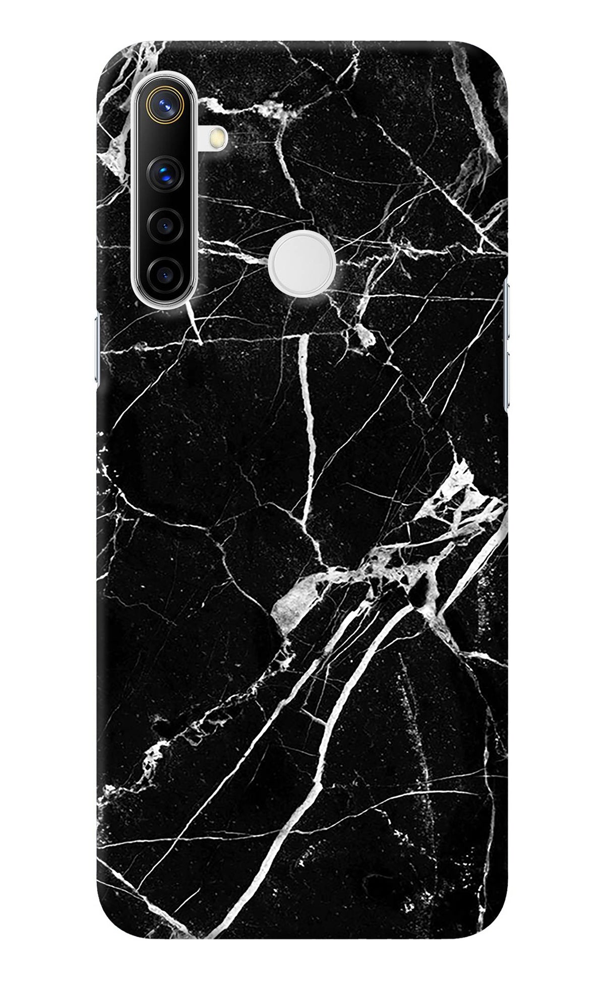 Black Marble Pattern Realme Narzo 10 Back Cover