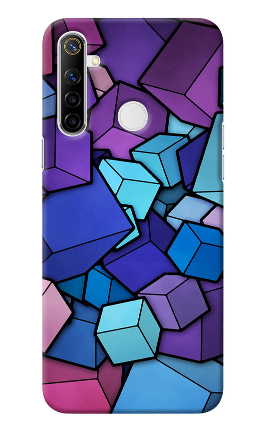 Cubic Abstract Realme Narzo 10 Back Cover