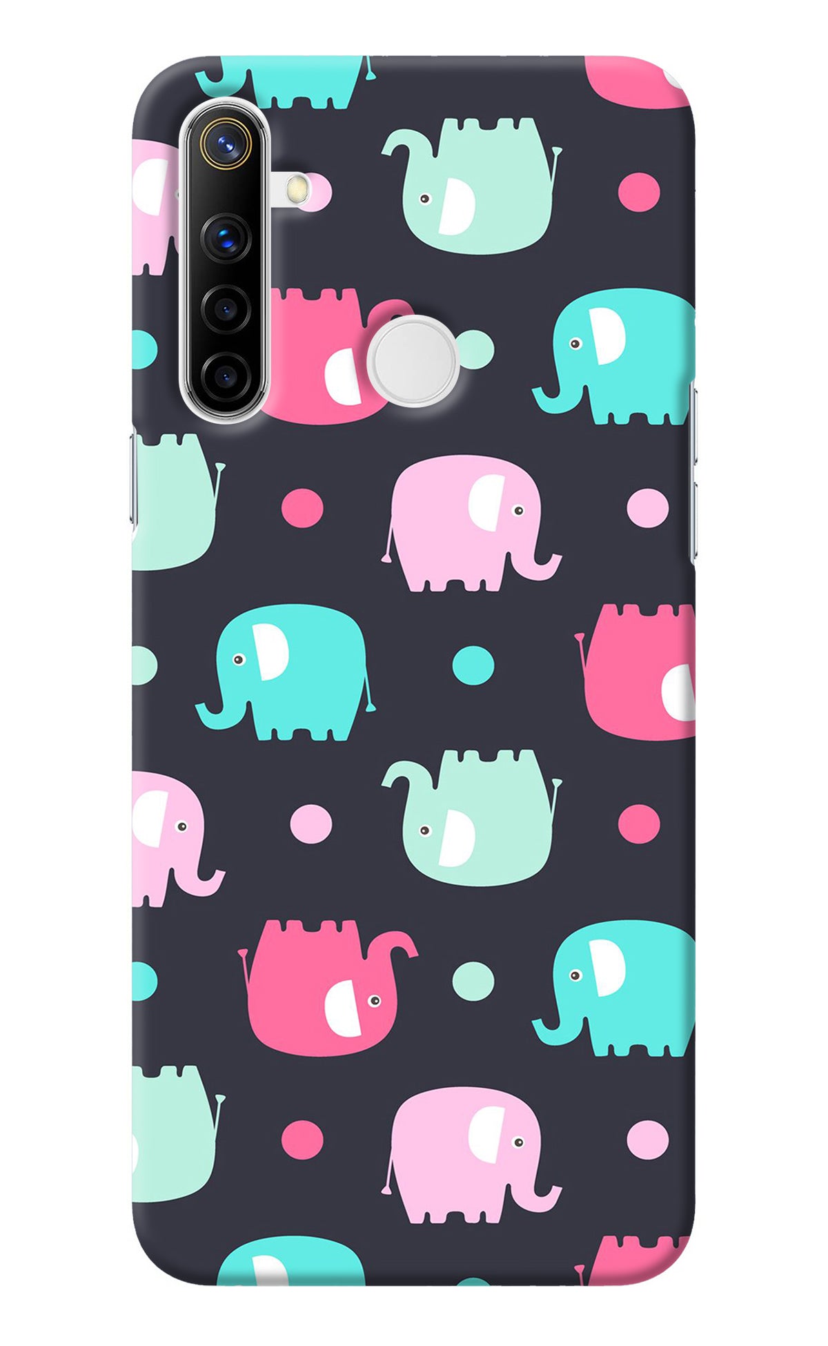 Elephants Realme Narzo 10 Back Cover