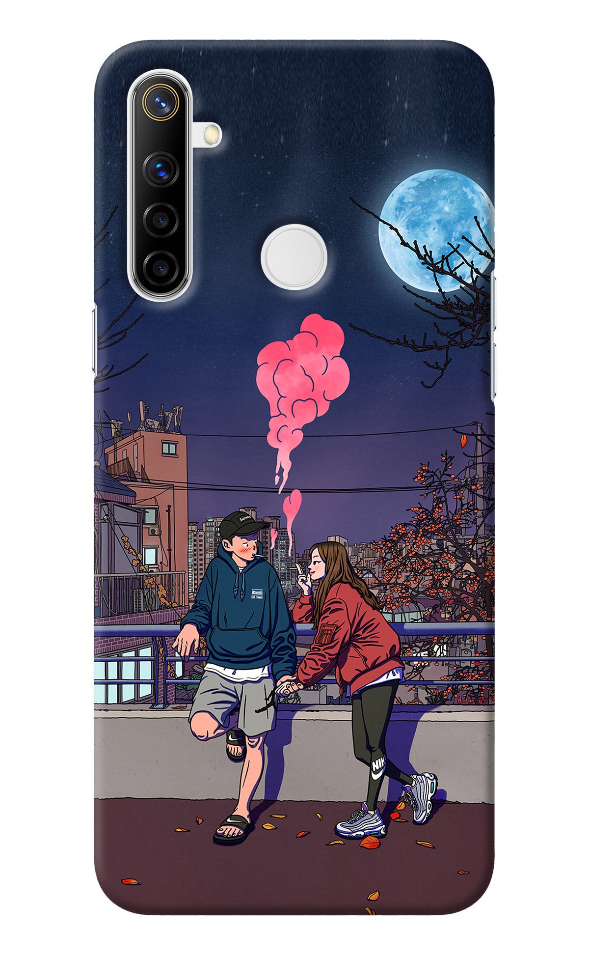 Chilling Couple Realme Narzo 10 Back Cover