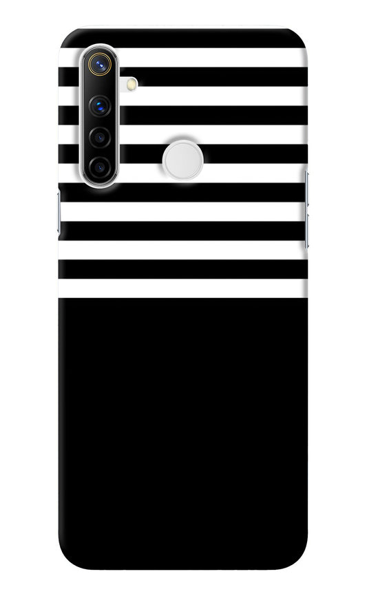 Black and White Print Realme Narzo 10 Back Cover