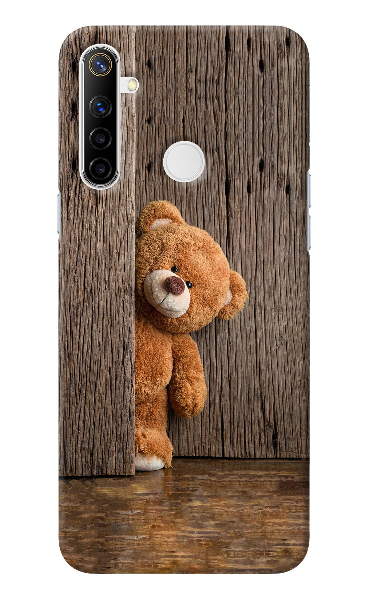 Teddy Wooden Realme Narzo 10 Back Cover