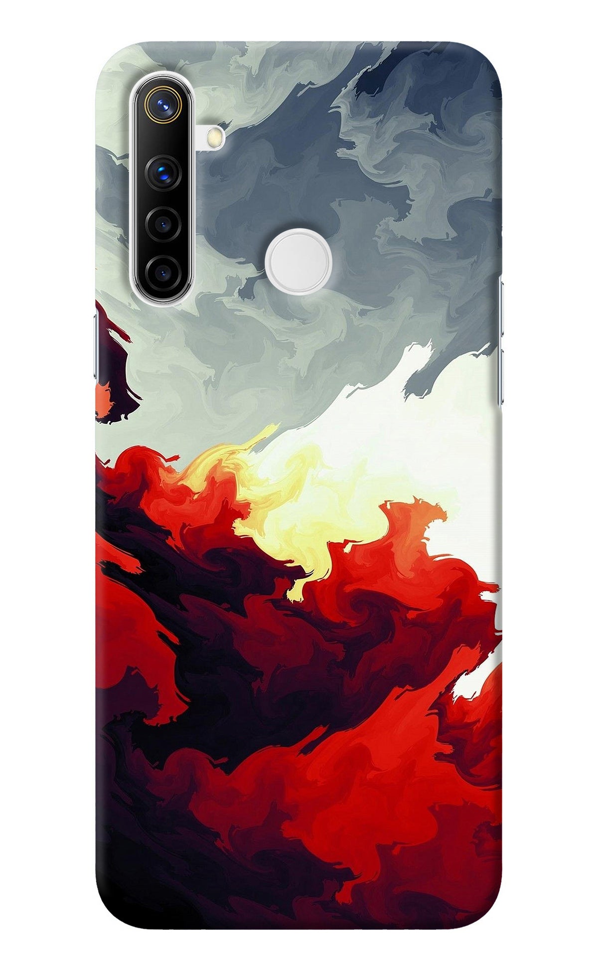 Fire Cloud Realme Narzo 10 Back Cover