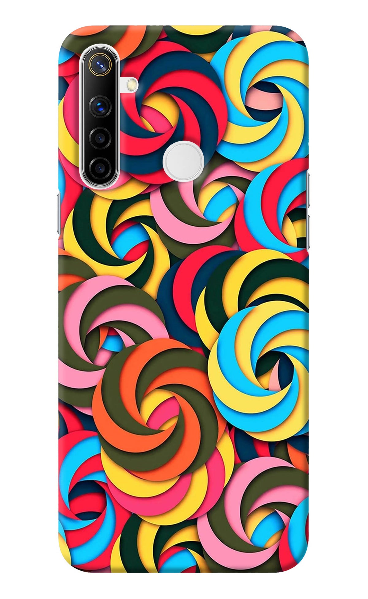 Spiral Pattern Realme Narzo 10 Back Cover