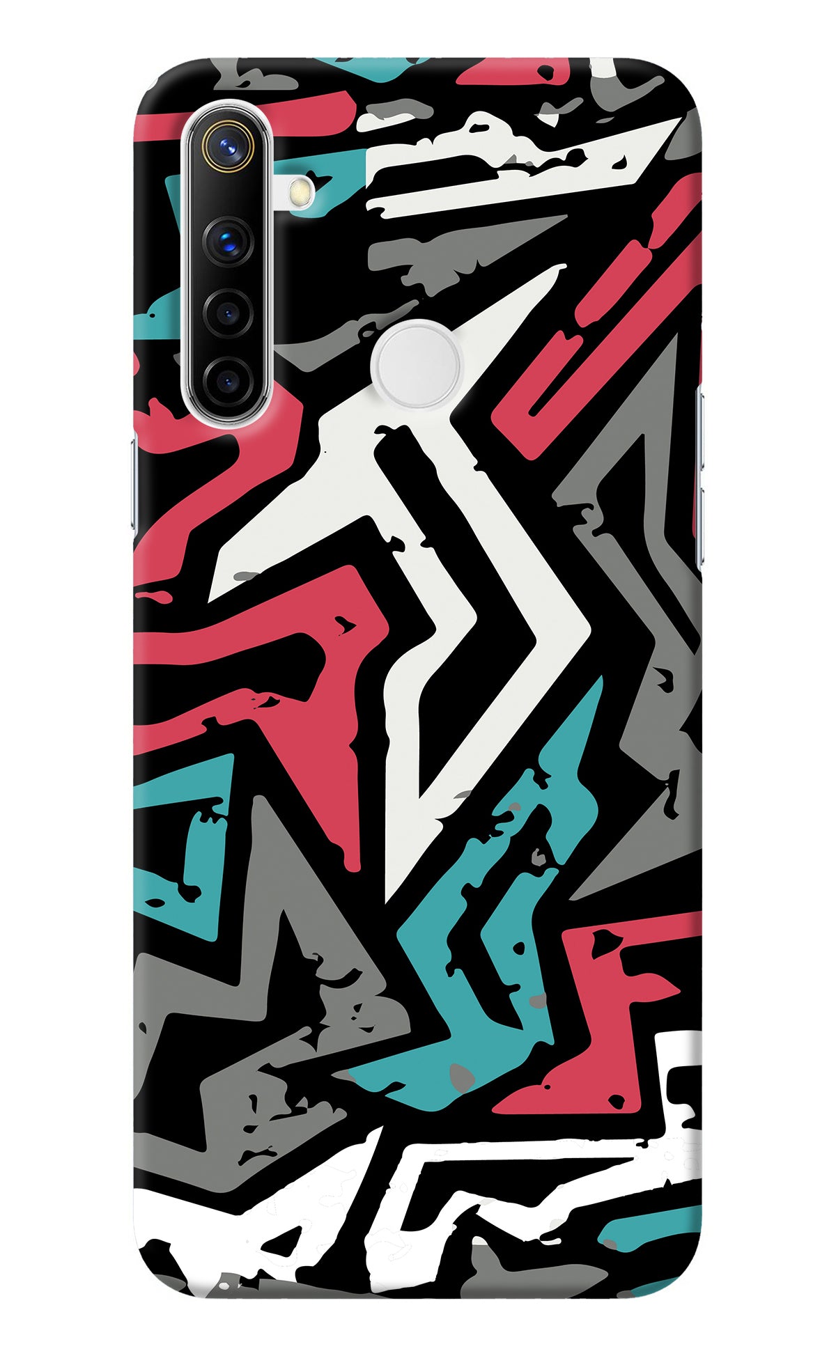 Geometric Graffiti Realme Narzo 10 Back Cover