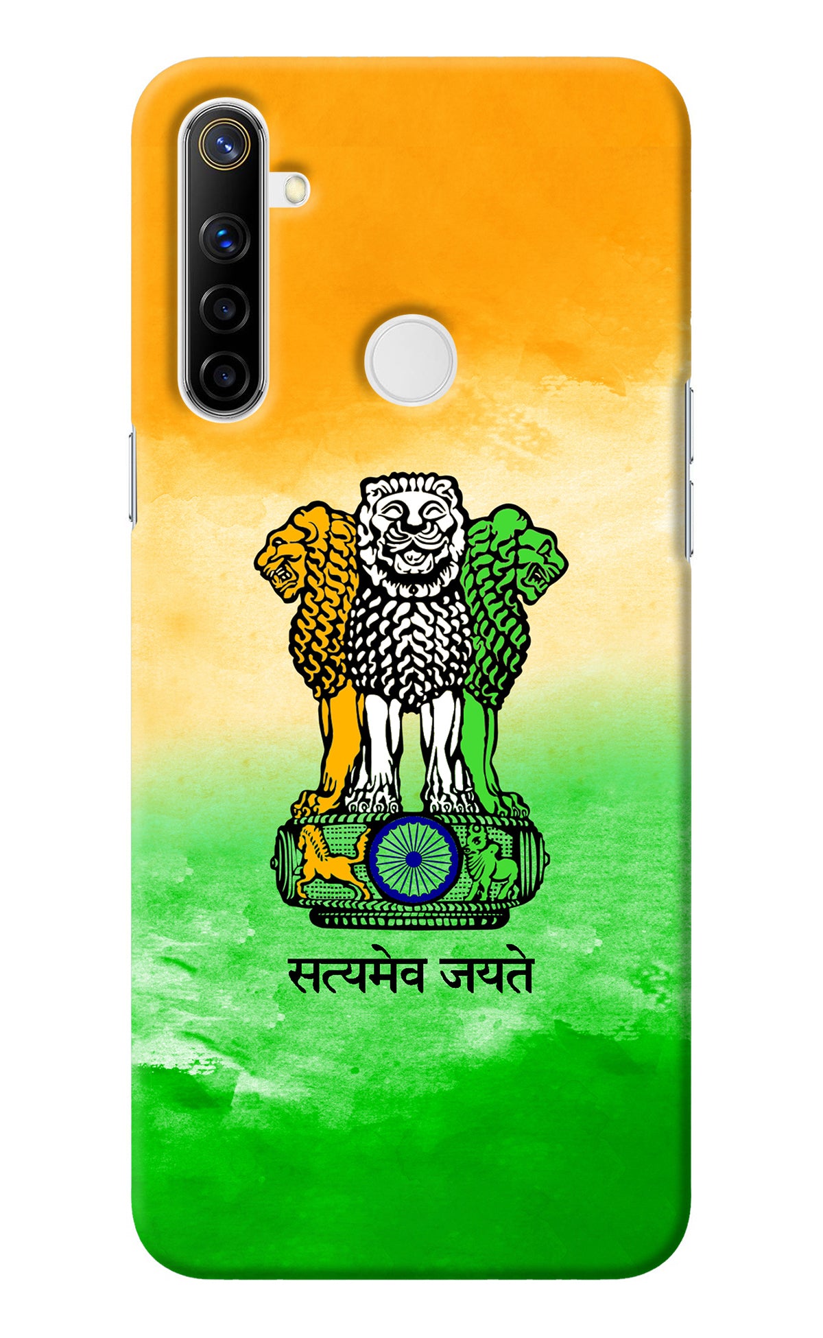 Satyamev Jayate Flag Realme Narzo 10 Back Cover