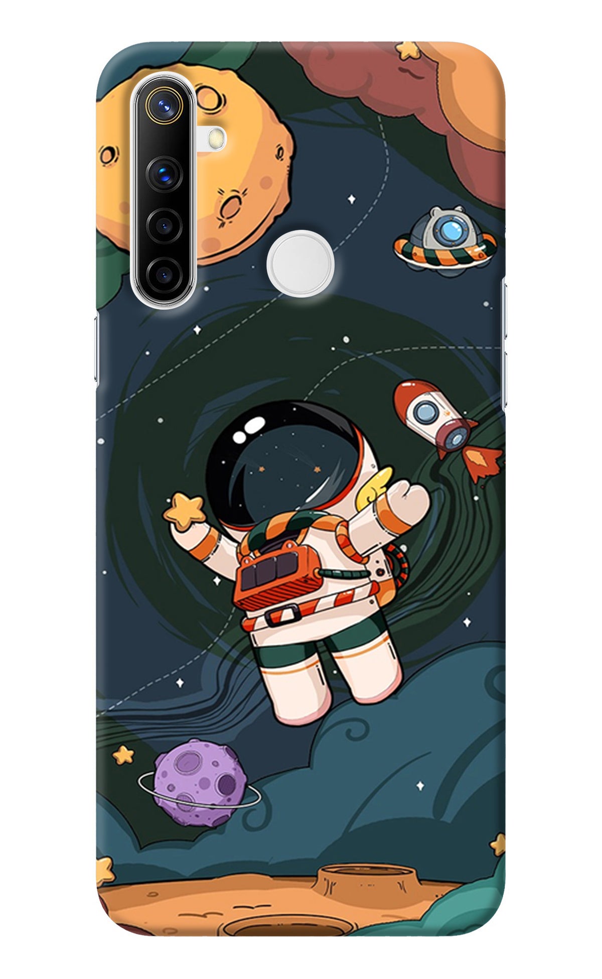 Cartoon Astronaut Realme Narzo 10 Back Cover
