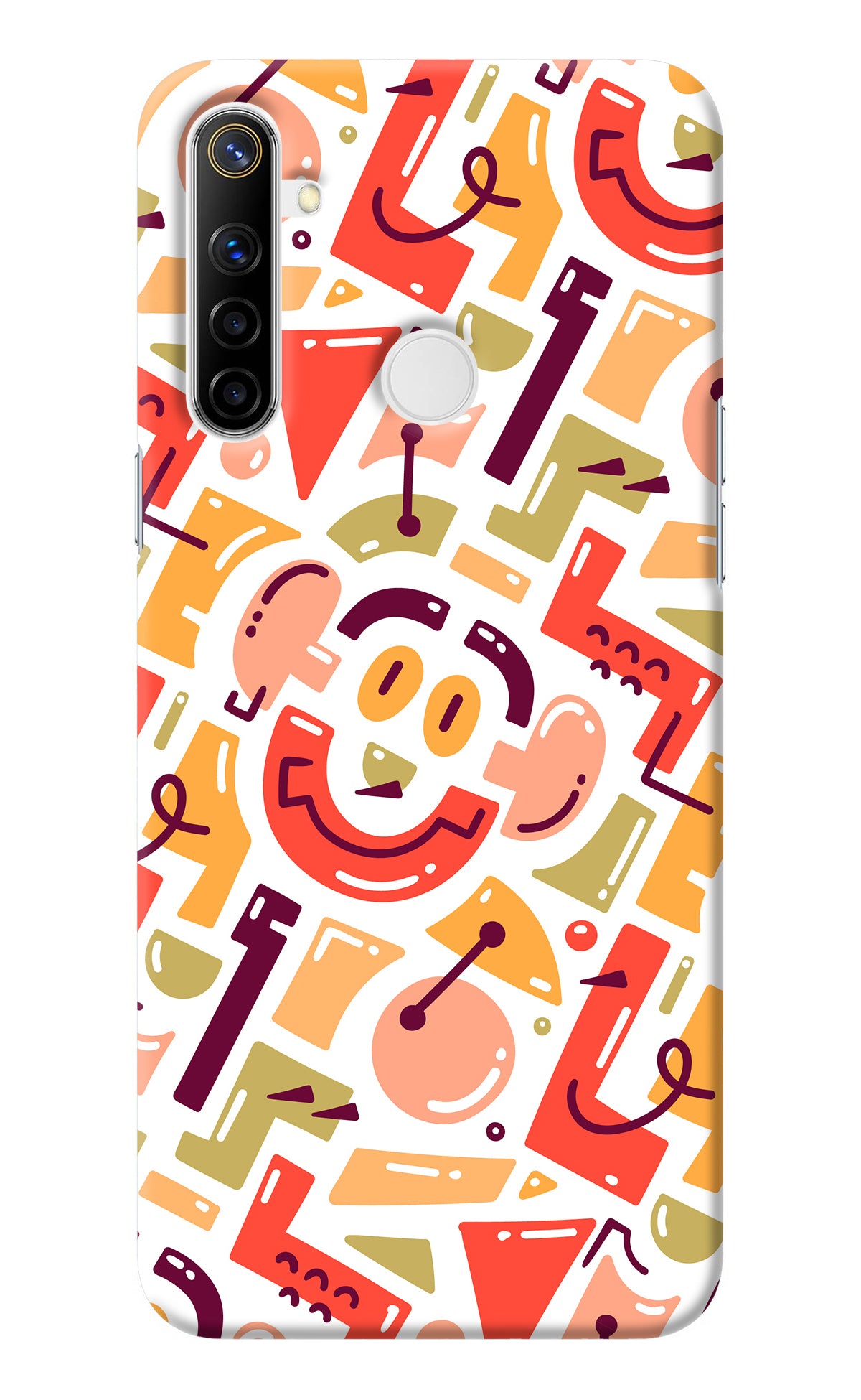 Doodle Pattern Realme Narzo 10 Back Cover