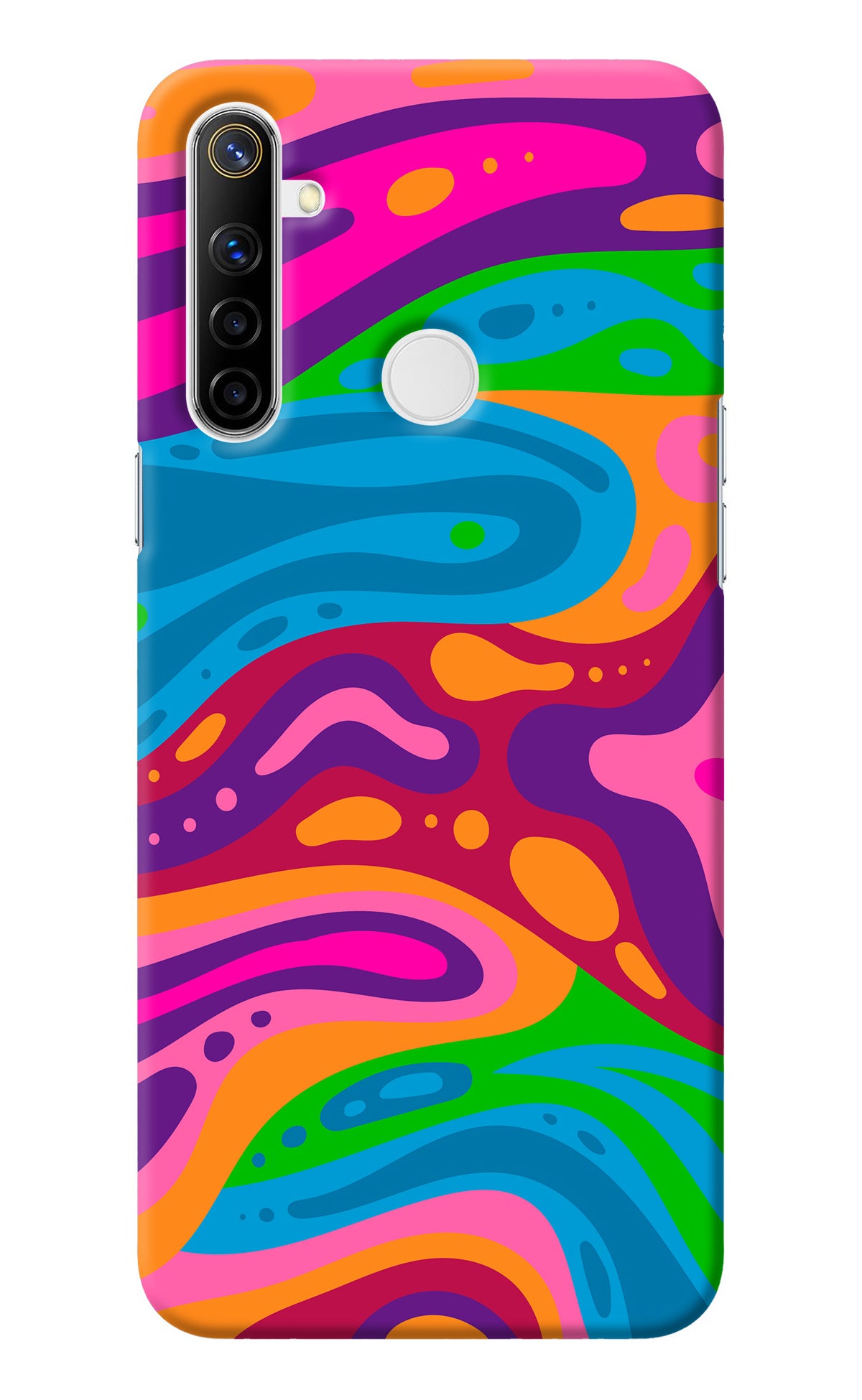 Trippy Pattern Realme Narzo 10 Back Cover