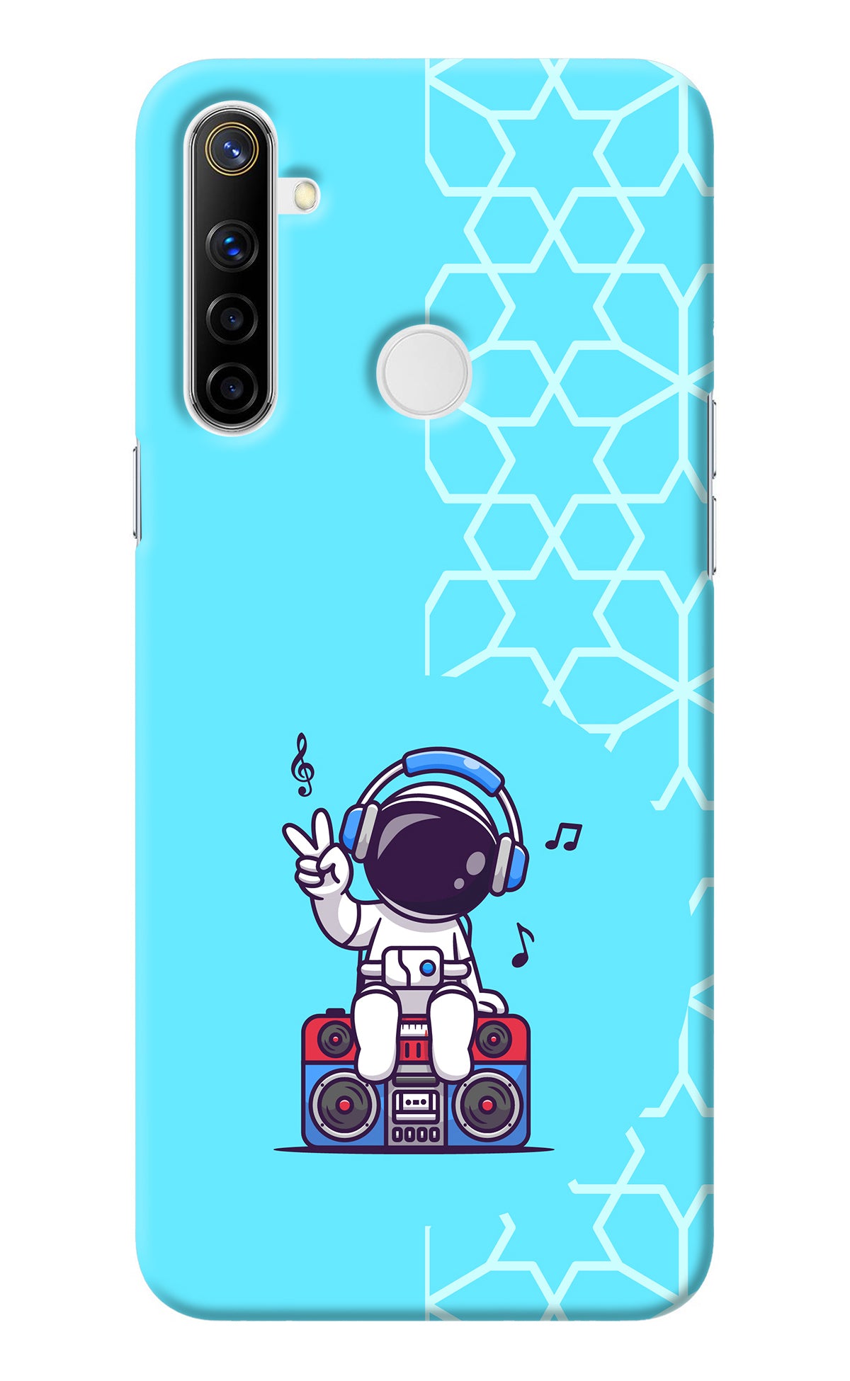 Cute Astronaut Chilling Realme Narzo 10 Back Cover