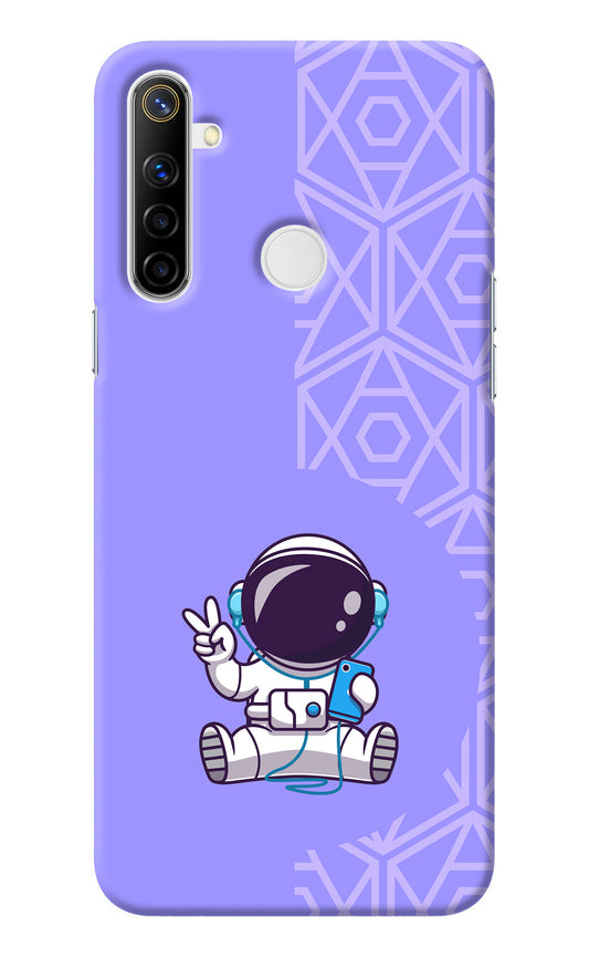 Cute Astronaut Chilling Realme Narzo 10 Back Cover