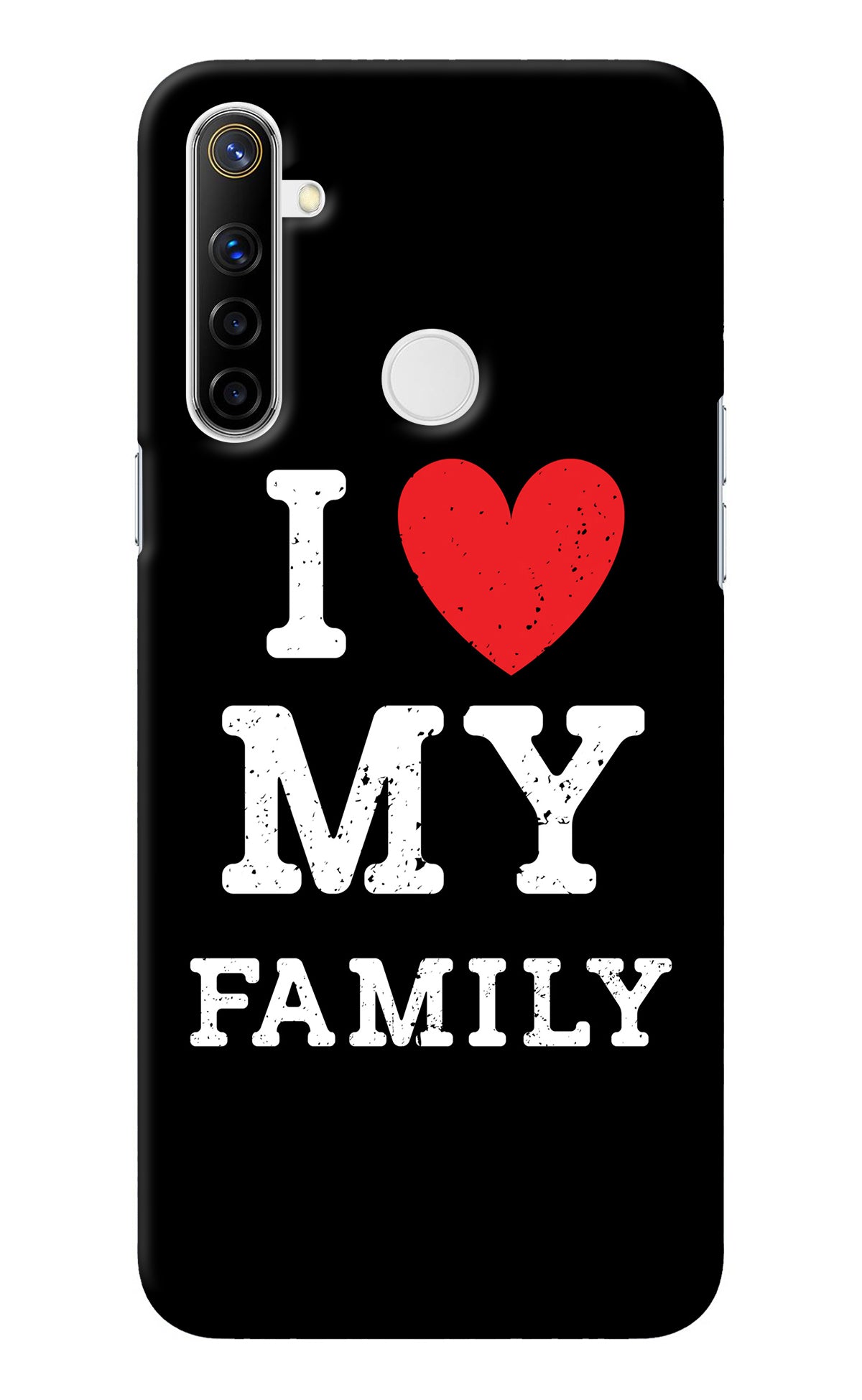 I Love My Family Realme Narzo 10 Back Cover