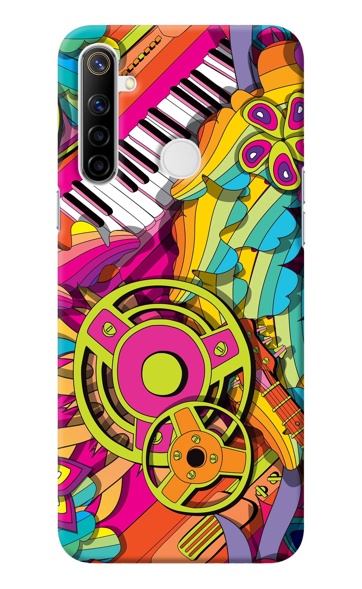 Music Doodle Realme Narzo 10 Back Cover