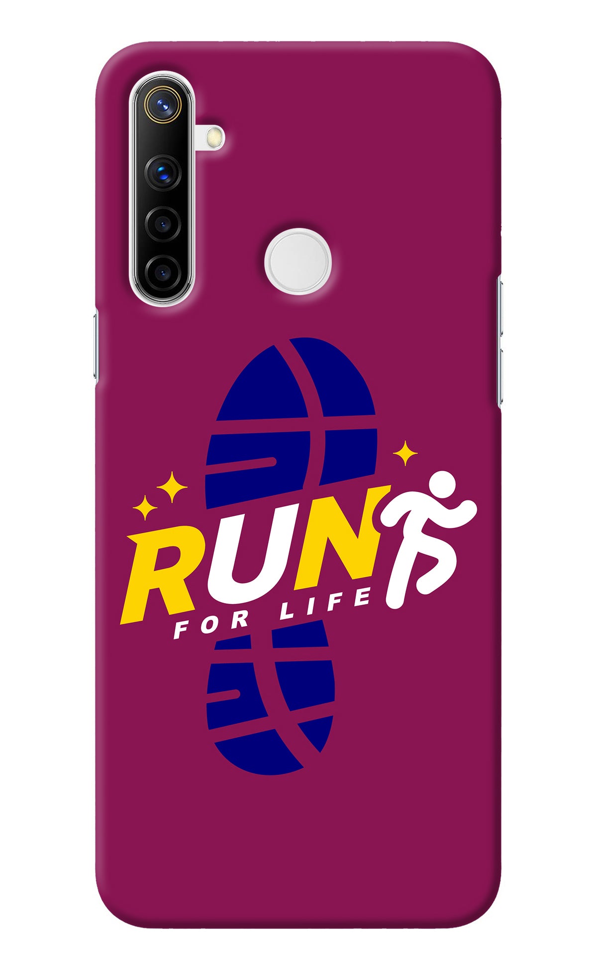 Run for Life Realme Narzo 10 Back Cover