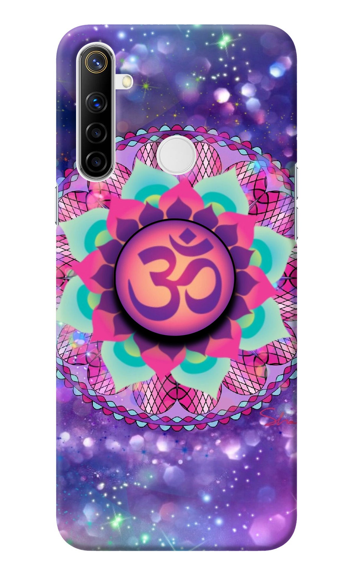 Om Purple Realme Narzo 10 Pop Case