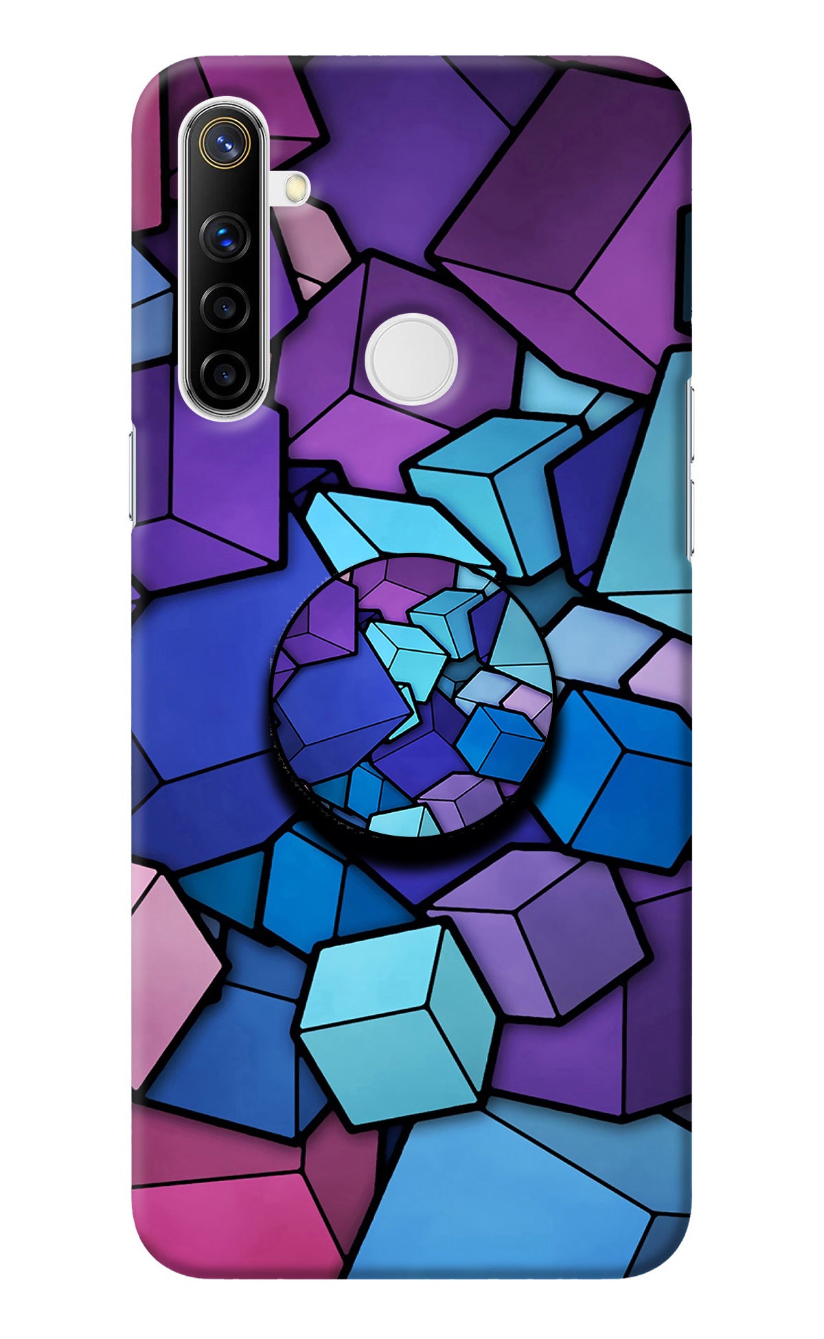 Cubic Abstract Realme Narzo 10 Pop Case