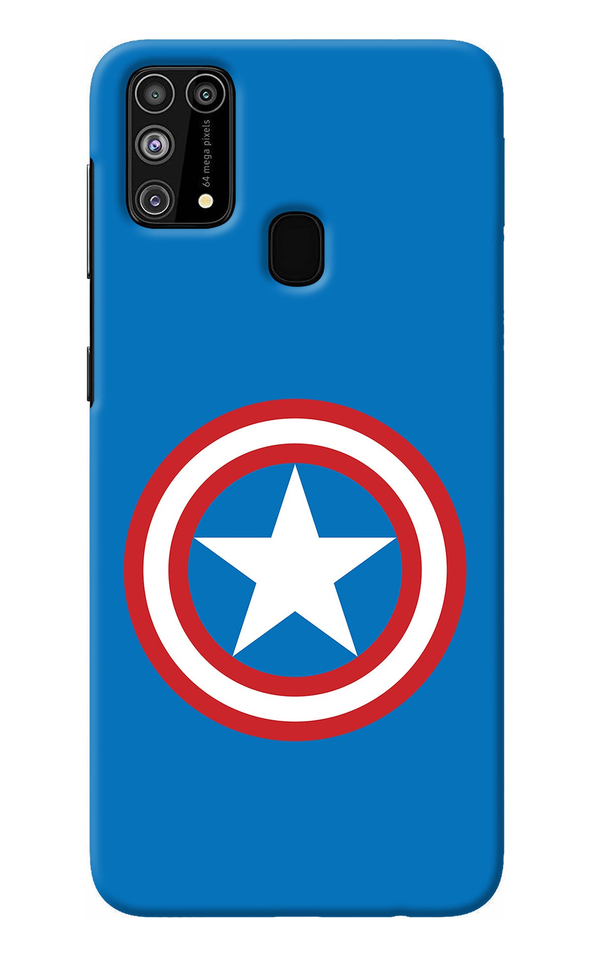 Captain America Logo Samsung M31/F41 Back Cover