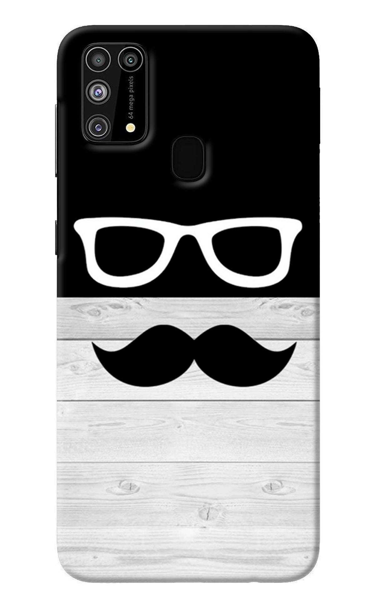 Mustache Samsung M31/F41 Back Cover